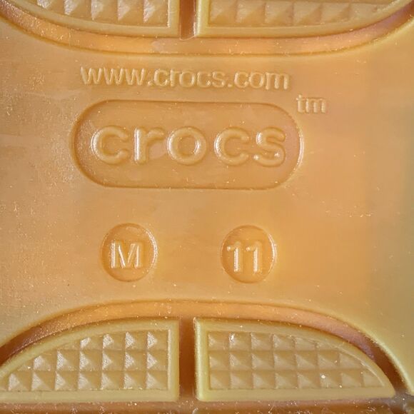 Crocs Mega Crush Retro Floral Sandal Vanilla Cork Platform Clog Men Size 11 main image 4